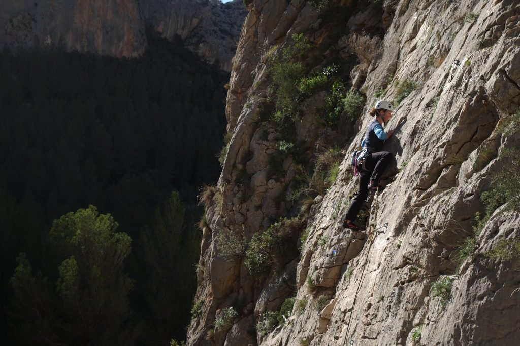 More Easy Rock Climbing in Sella on one of our Hot Rock Climbing Courses.