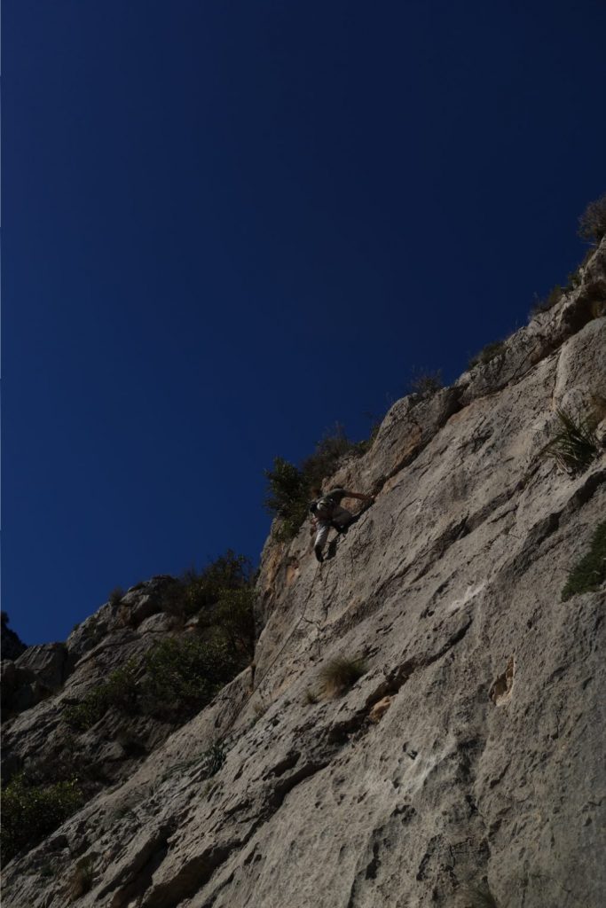 Mark Reeves sports climbing in Alcalali, a classic venue with amazing routes from 4 to 7a.