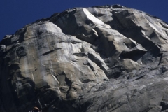 Mark Reeves starting up the Nose of El Capitan