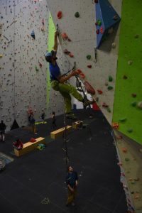 Learning to Big Wall at the Beacon Climbing Centre.