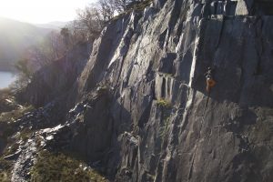 Unknown Climber on Bella Lugosi is Dead, E1, Rainbow Slab Area